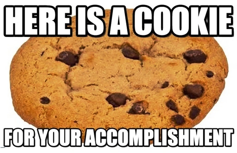 Here Is A Cookie For Your