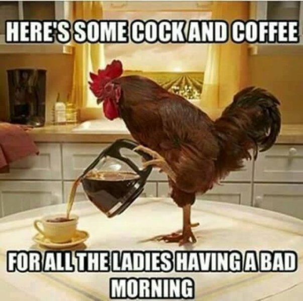 Heres Some Cock And Coffee