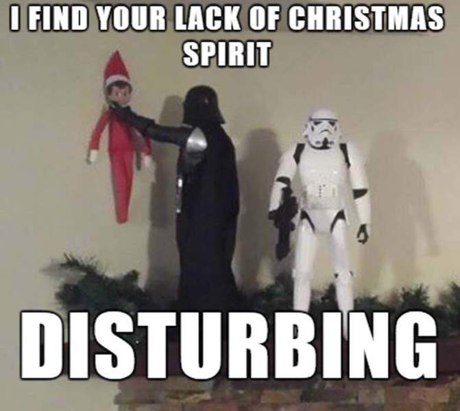I Find You Lack Of Christmas Spirit