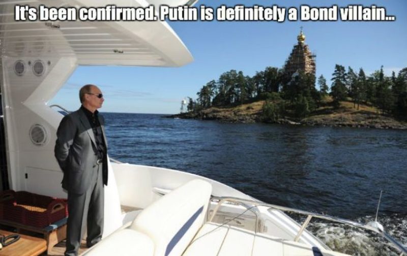 Its Been Confirmed Putin Is Definitely A Bond Villain