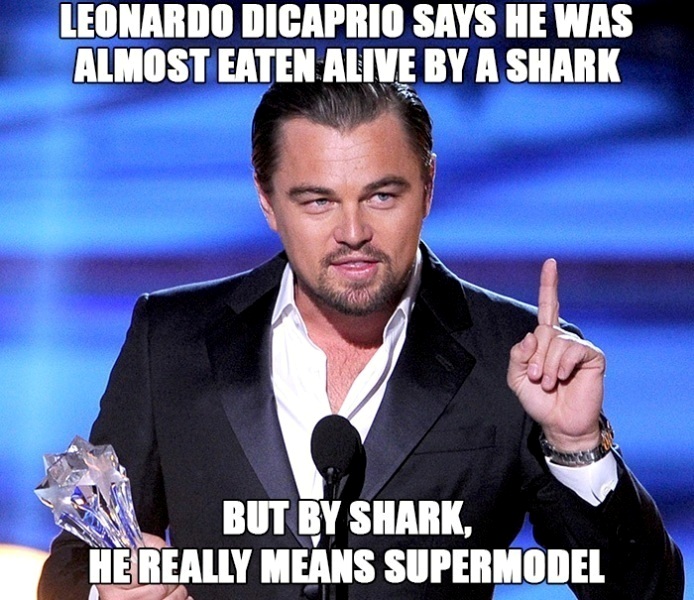 Leonardo Dicaprio Says He Was Amost Eaten