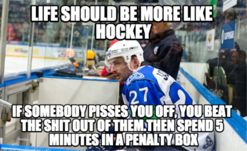 Life Should Be More Like Hockey