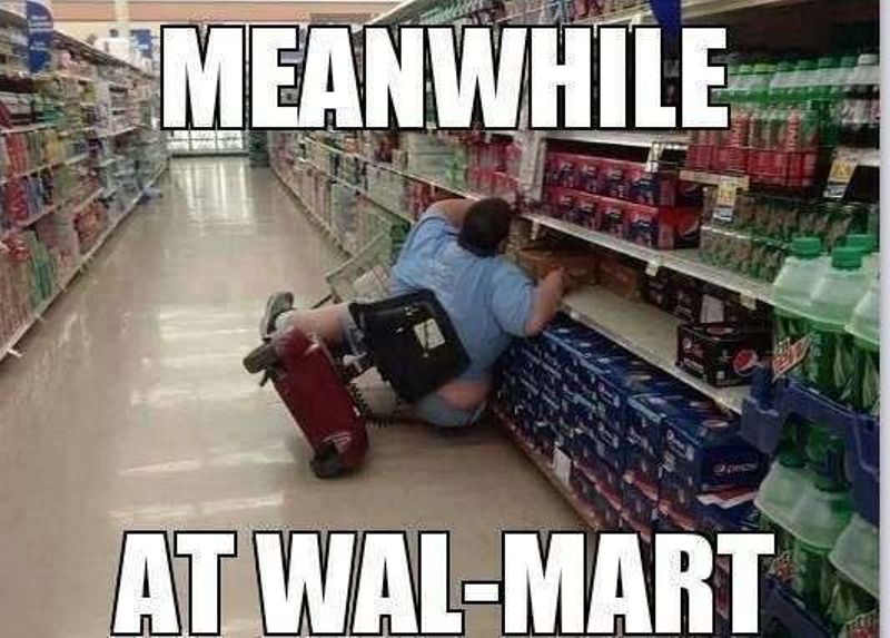Meanwhile At Wal Mart