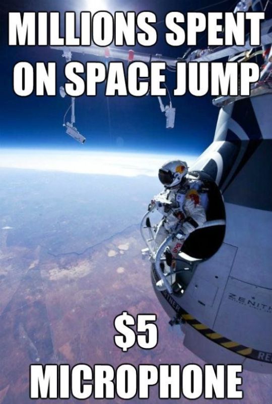 Millons Spent On Space Jump
