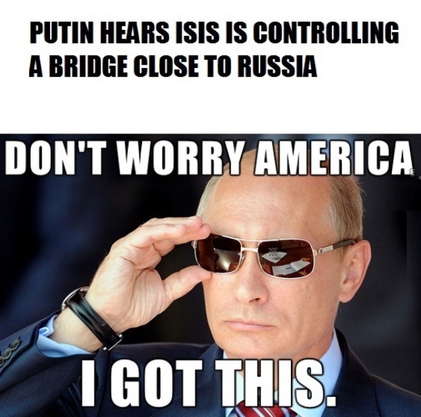 Putin Hears Isis Is Controlling