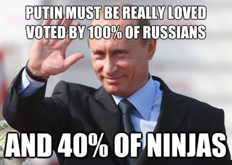 Putin Must Be Really Loved