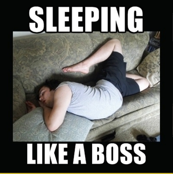 Sleeping Like A Boss