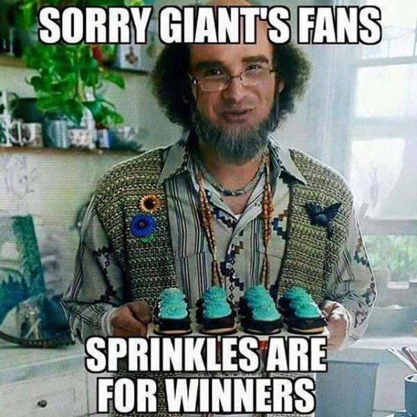 Sorry Giants Fans