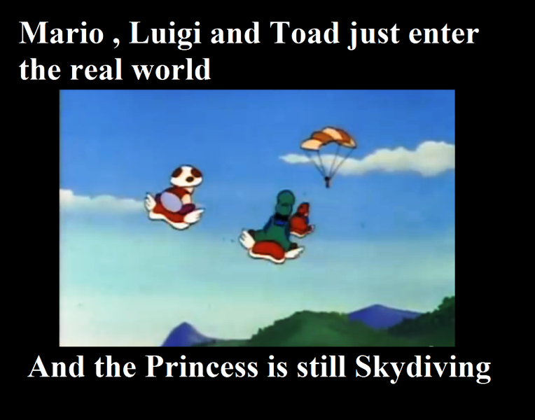 The Princess Is Still Skydiving