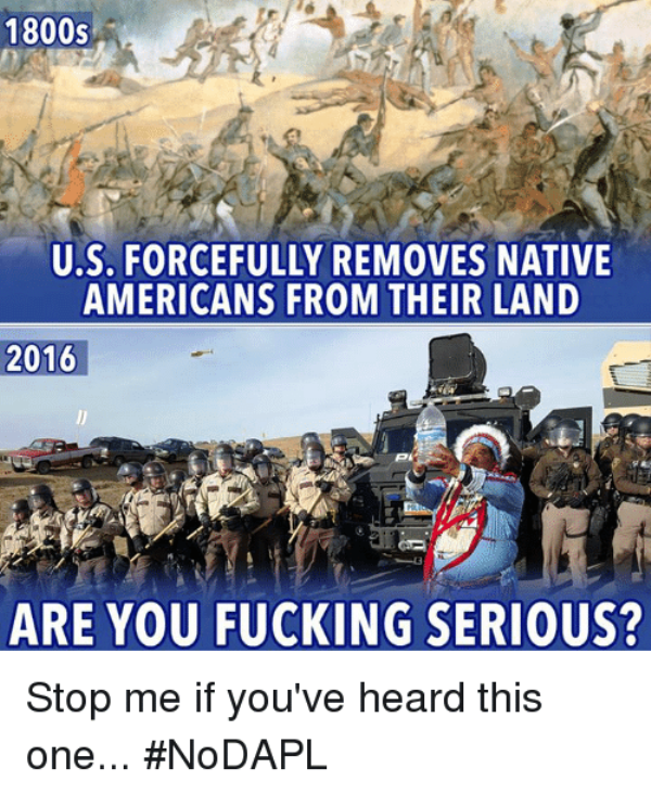 US Forcefully Removes Native