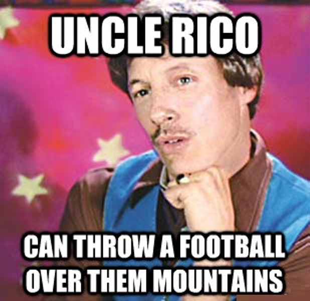 Uncle Rico Can Throw A Football