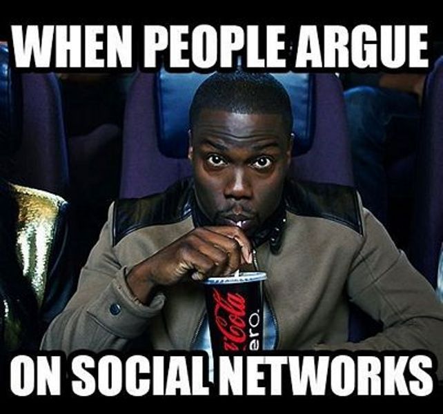 When People Argue On Social Networks