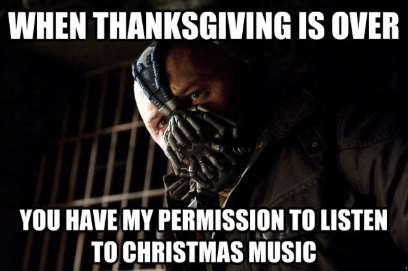 When Thanksgiving Is Over