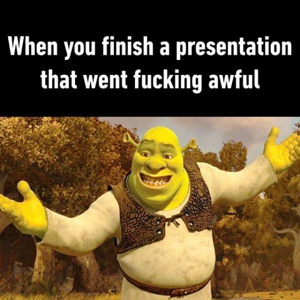 When You Finish A Presentation That Went