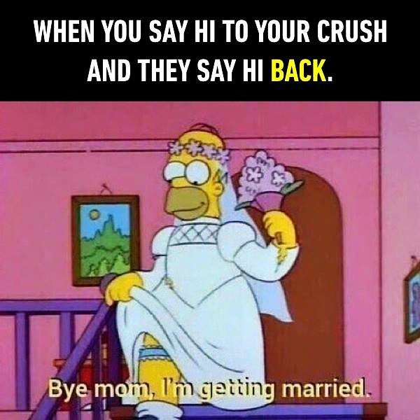 When You Say Hi To Your Crush