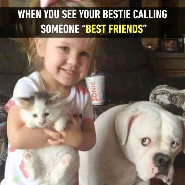 When You See Your Bestie Calling