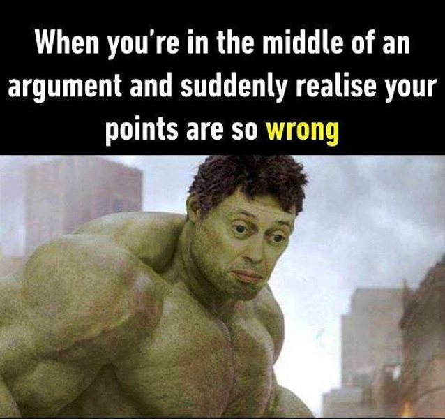 When You re In The Middle Of An Argument