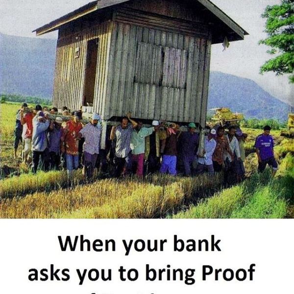 When Your Bank Asks You To Bring Proof