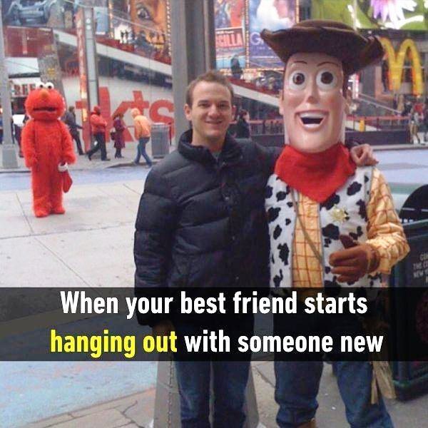 When Your Best Friend Starts Hanging Out