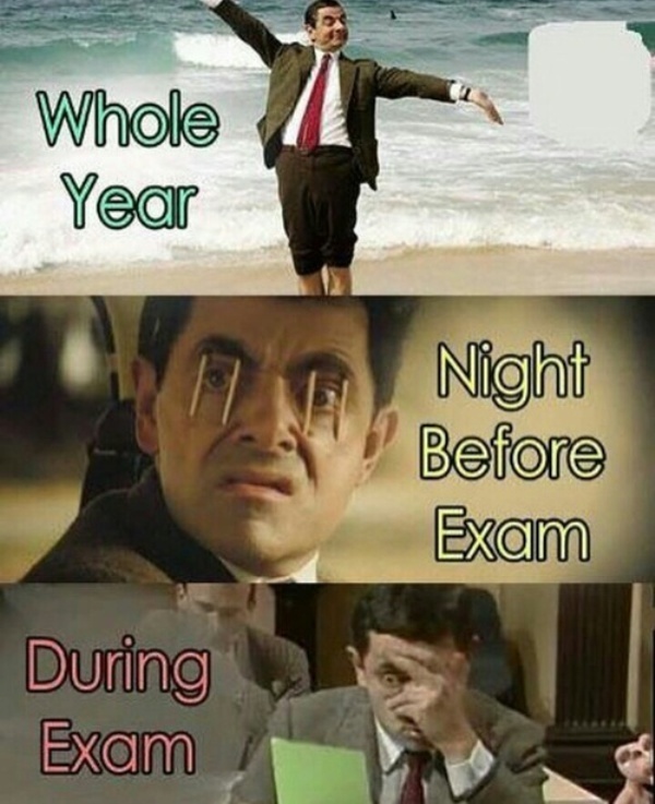Whole Year Night Before Exam