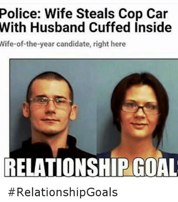 Wife Steals Cop Car With Husband Cuffed