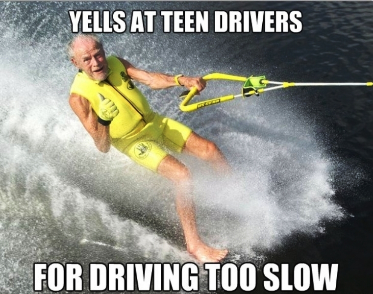 Yells At Teen Drivers