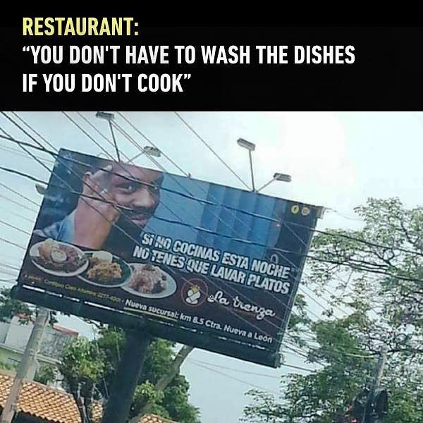 You Dont Have To Wash The Dishes