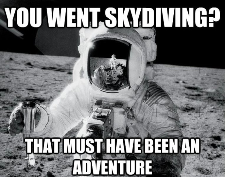 You Went Skydiving