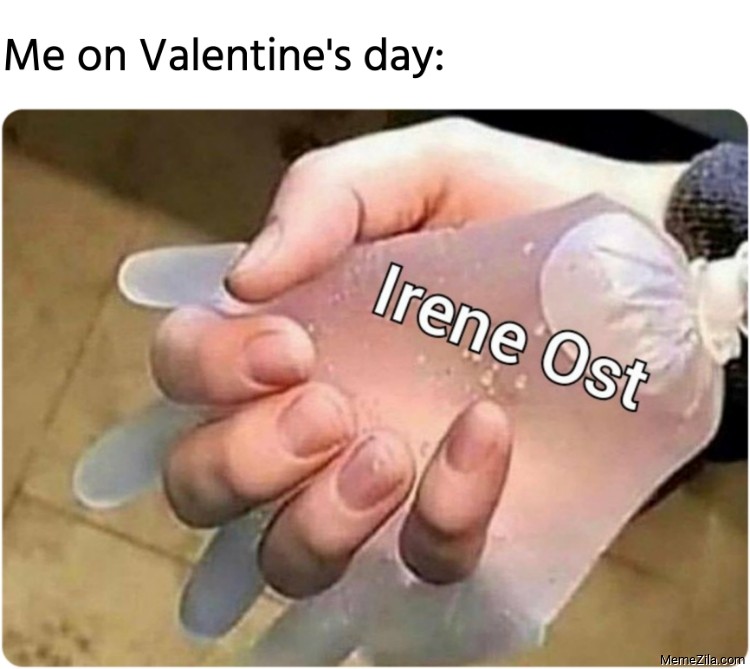 Me On Valentines Day Irene Ost Meme 9547