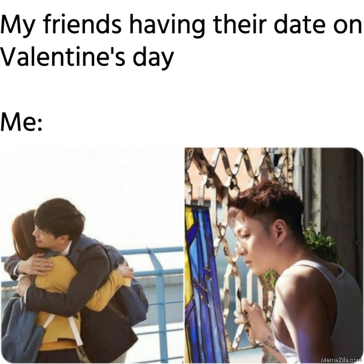 My Friends Having Their Date On Valentines Day Meanwhile Me Meme 9548