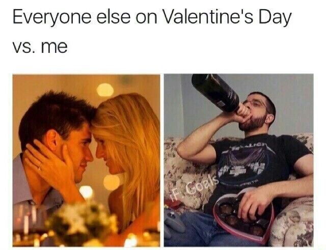 Couple Single Funny Valentine Memes 11