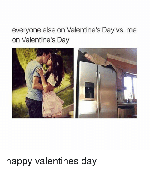 Everyone Else On Valentines Day Vs Me On Valentines Day 1657819