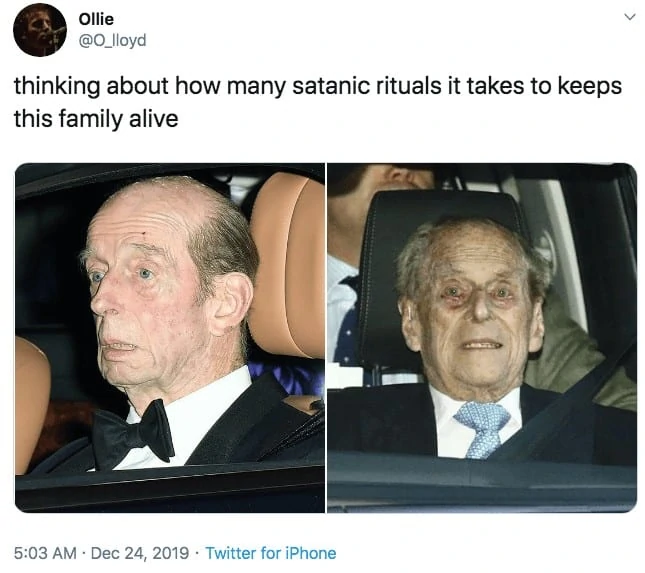 Thinking About Many Satanic Rituals Takes Keeps This Family Alive 503 Am Dec 24 2019 Twitter Iphone