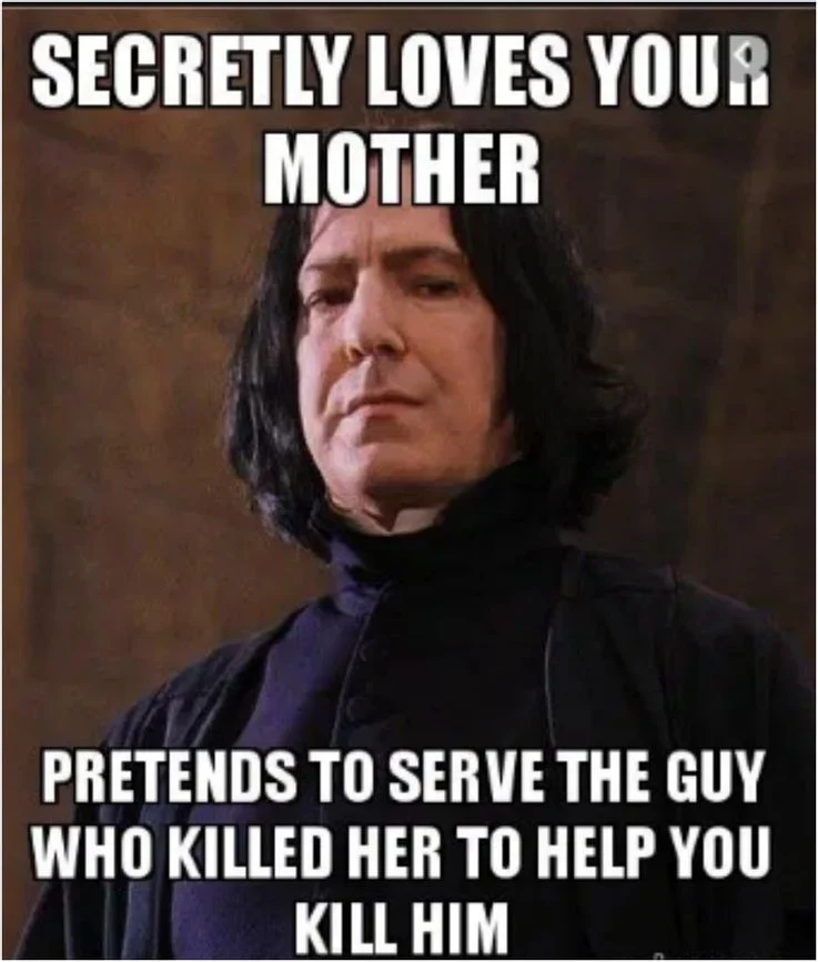 Harry Potter Snape Meme He Helped Harry 