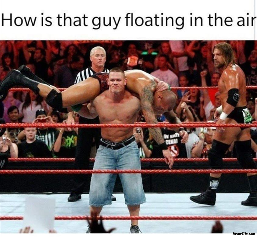 How Is That Guy Floating In The Air Meme 3406