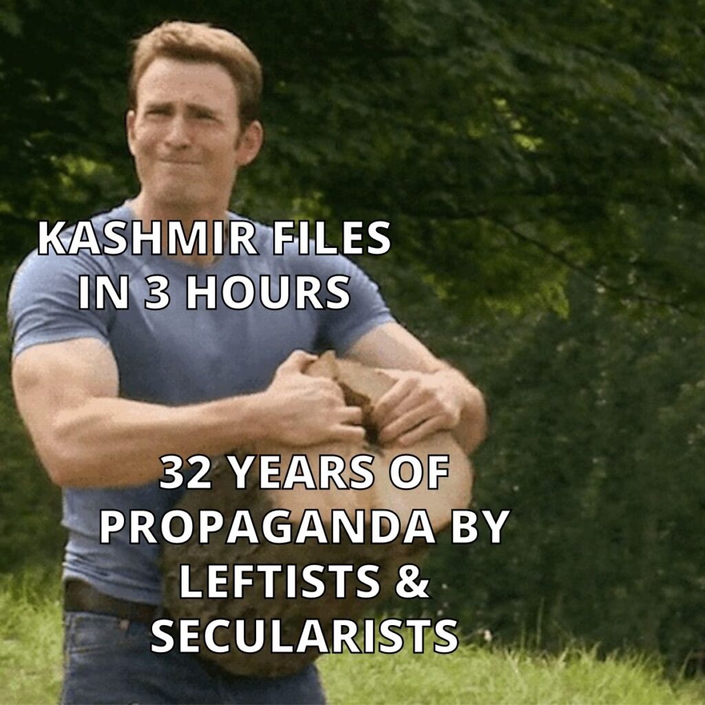 Kashmir Files Meme On Captain America 1024x1024