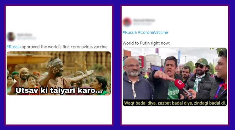 Russia Vaccine Memes
