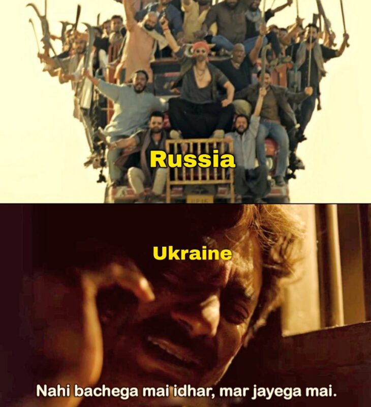 Ukraine Vs Russia War Meme