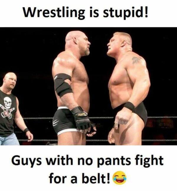 Wrestling Stupid Pants