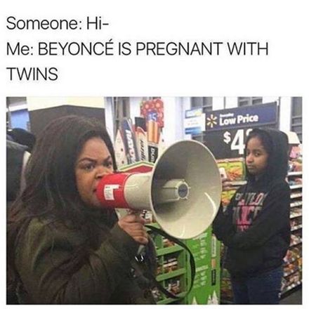 Beyonce Pregnant Meme