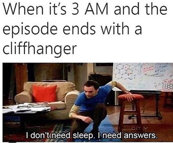 Big Bang Theory Cliffhanger Memes