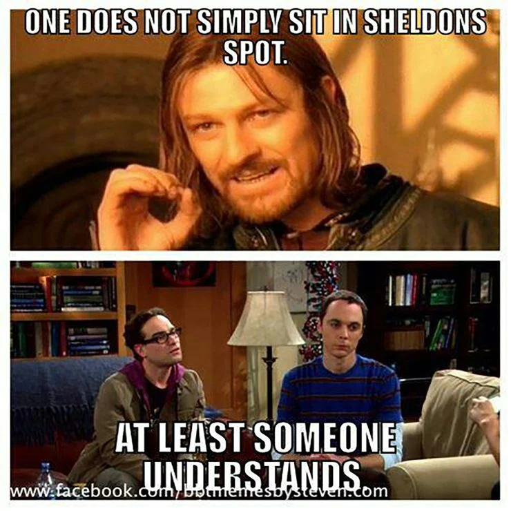 Big Bang Theory Meme Sheldons Spot
