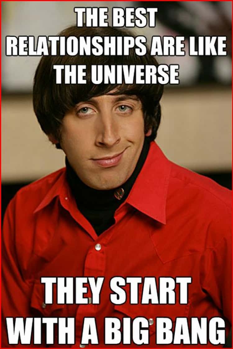 Pickup Line Scientist Explains The Big Bang Theory Photo U2