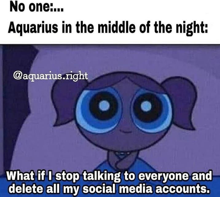 Funny Aquarius Memes 1
