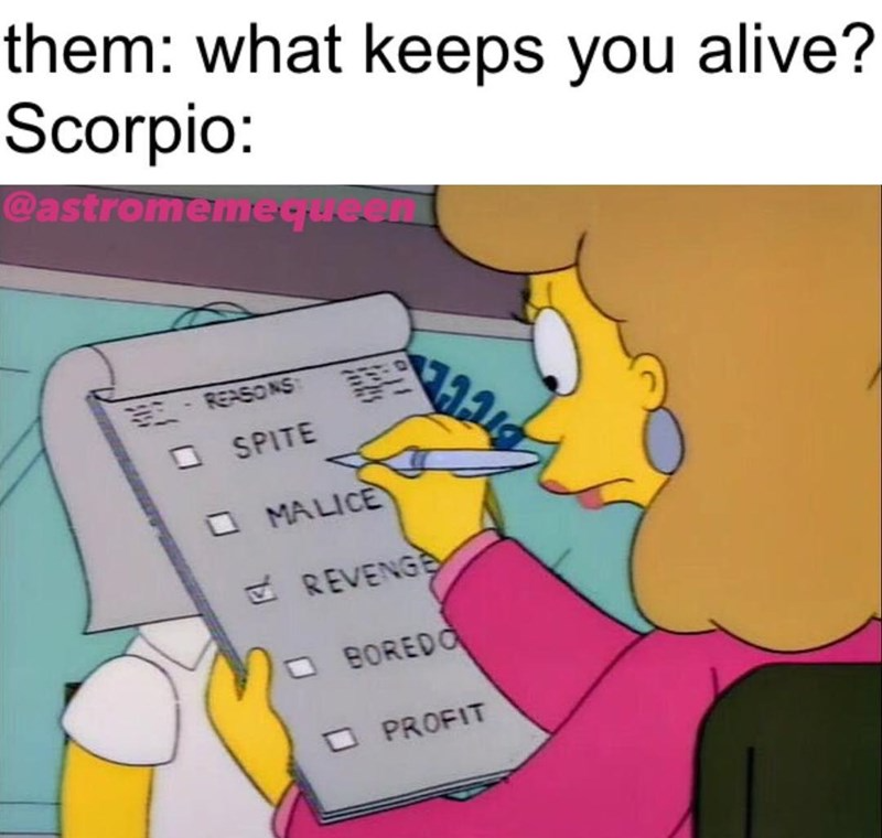 Funny Scorpio Memes 1