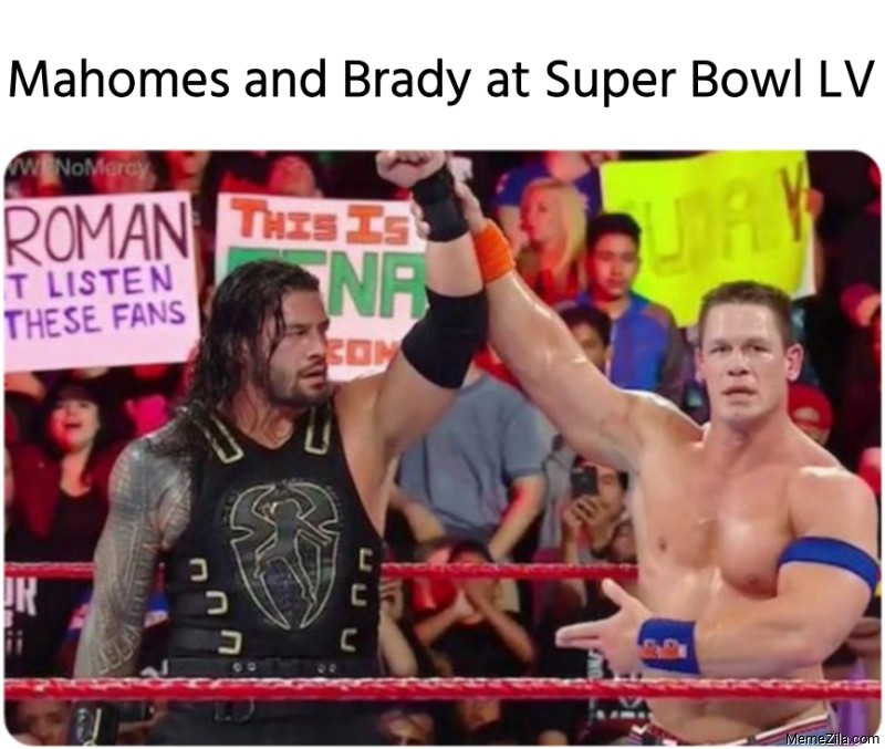 Mahomes And Brady At Super Bowl Lv Meme 9460