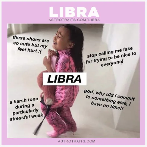 Libra Meme Funny Girl Crying
