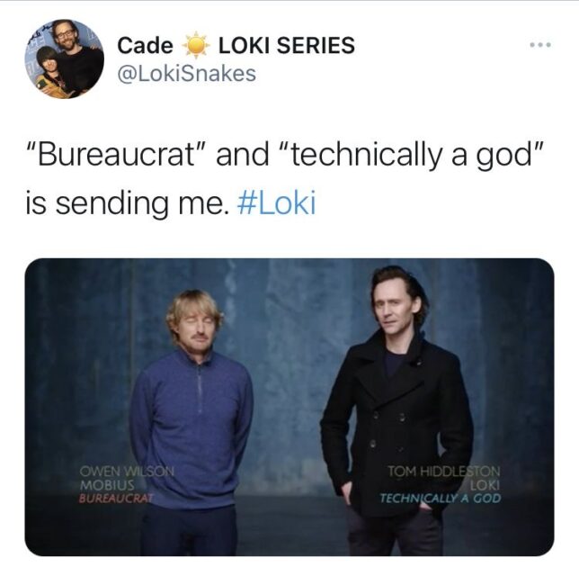 Loki Meme Own Wilson Tom Hiddleston 644x650